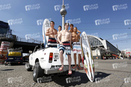 Open Air-Fashionshow des Menswear-Labels Camp David, Berlin
