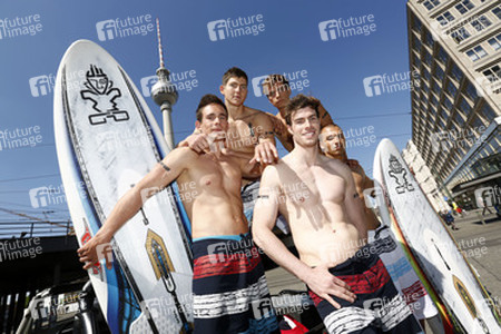 Open Air-Fashionshow des Menswear-Labels Camp David, Berlin