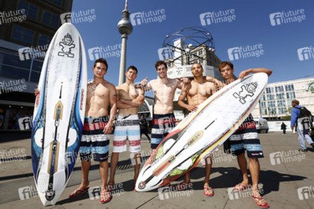 Open Air-Fashionshow des Menswear-Labels Camp David, Berlin