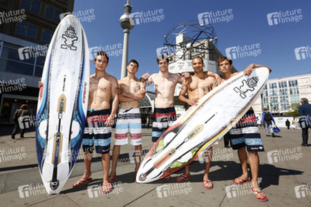 Open Air-Fashionshow des Menswear-Labels Camp David, Berlin