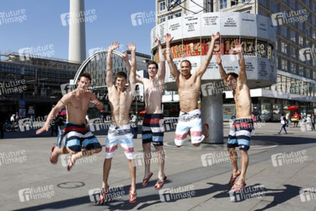 Open Air-Fashionshow des Menswear-Labels Camp David, Berlin