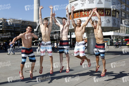 Open Air-Fashionshow des Menswear-Labels Camp David, Berlin