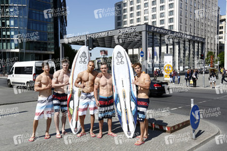 Open Air-Fashionshow des Menswear-Labels Camp David, Berlin