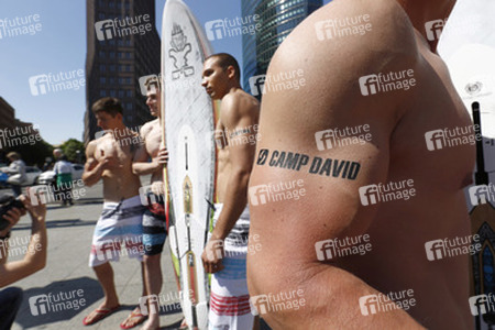 Open Air-Fashionshow des Menswear-Labels Camp David, Berlin