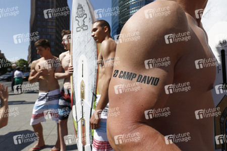 Open Air-Fashionshow des Menswear-Labels Camp David, Berlin