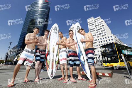 Open Air-Fashionshow des Menswear-Labels Camp David, Berlin