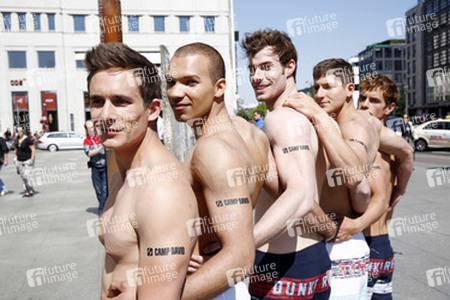 Open Air-Fashionshow des Menswear-Labels Camp David, Berlin
