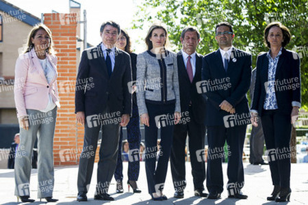 Prinzessin Letizia besucht die Maria Moliner Schule, Madrid