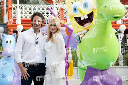Carlos Moya und Carolina Cerezuela eröffnen das Nickelodeon Land, Madrid