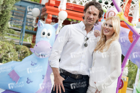 Carlos Moya und Carolina Cerezuela eröffnen das Nickelodeon Land, Madrid