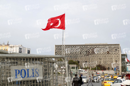 Absperrung des Taksim Platzes, Istanbul