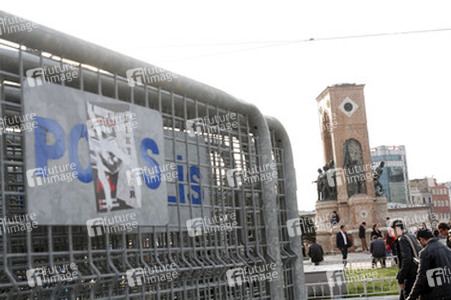 Absperrung des Taksim Platzes, Istanbul