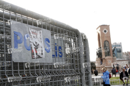 Absperrung des Taksim Platzes, Istanbul