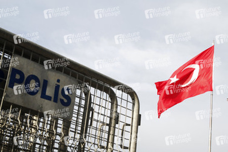 Absperrung des Taksim Platzes, Istanbul