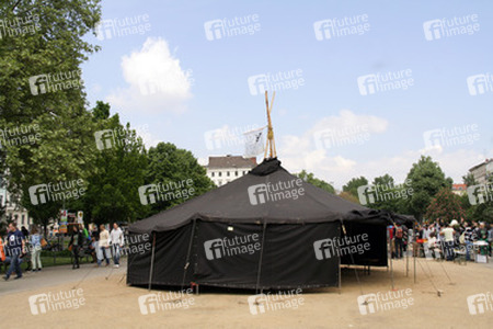 Maidemo Flüchtlingsdorf Oranienstraße, Berlin