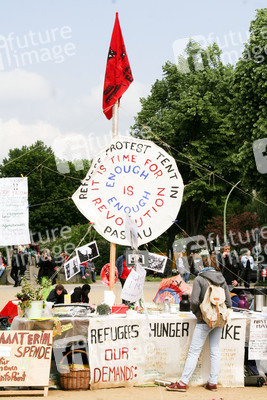 Maidemo Flüchtlingsdorf Oranienstraße, Berlin