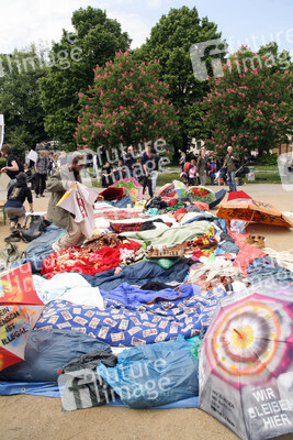 Maidemo Flüchtlingsdorf Oranienstraße, Berlin