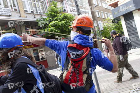 Maidemonstration in Istanbul