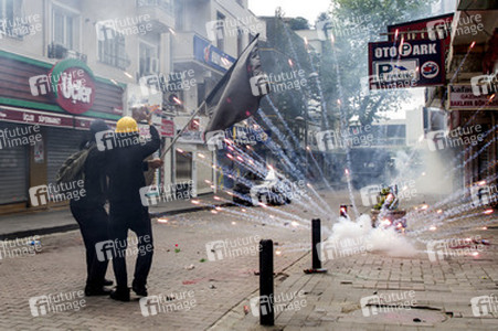Maidemonstration in Istanbul