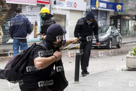 Maidemonstration in Istanbul