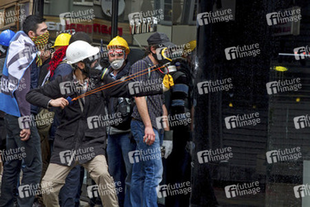 Maidemonstration in Istanbul