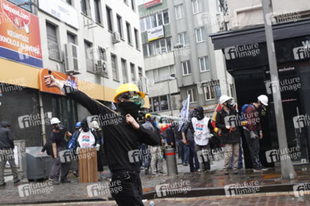 Maidemonstration in Istanbul