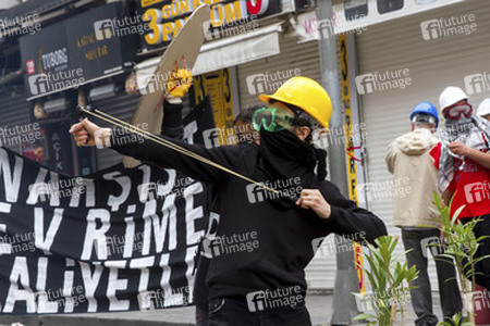 Maidemonstration in Istanbul
