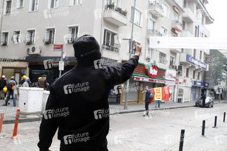 Maidemonstration in Istanbul
