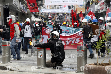 Maidemonstration in Istanbul