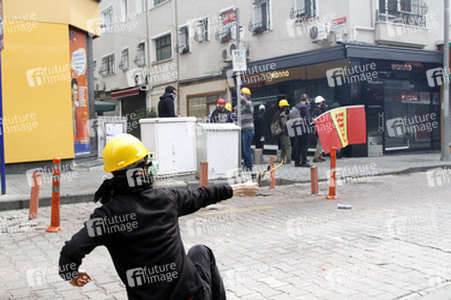 Maidemonstration in Istanbul