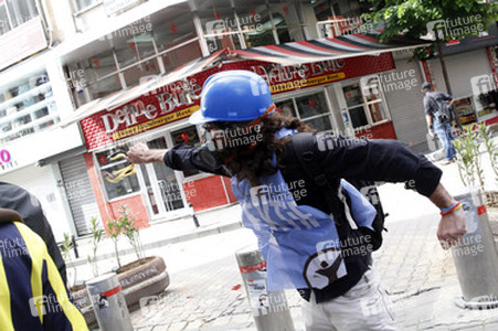 Maidemonstration in Istanbul