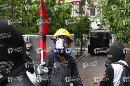 Maidemonstration in Istanbul