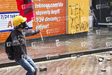 Maidemonstration in Istanbul