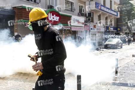 Maidemonstration in Istanbul