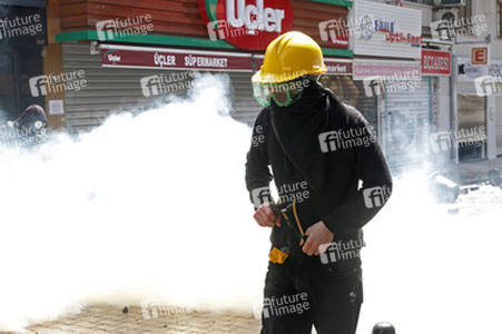 Maidemonstration in Istanbul