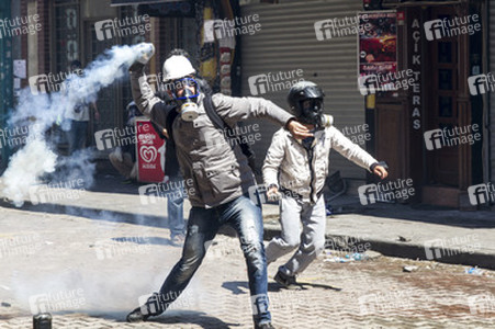 Maidemonstration in Istanbul