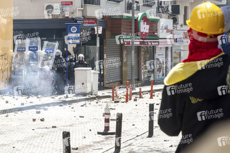 Maidemonstration in Istanbul