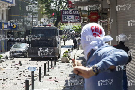 Maidemonstration in Istanbul