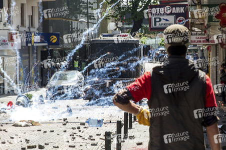 Maidemonstration in Istanbul
