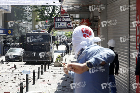 Maidemonstration in Istanbul