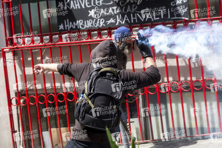 Maidemonstration in Istanbul