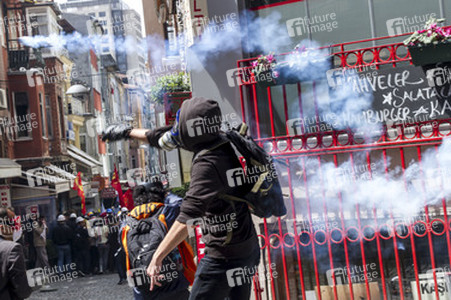 Maidemonstration in Istanbul