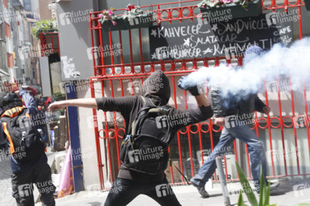 Maidemonstration in Istanbul