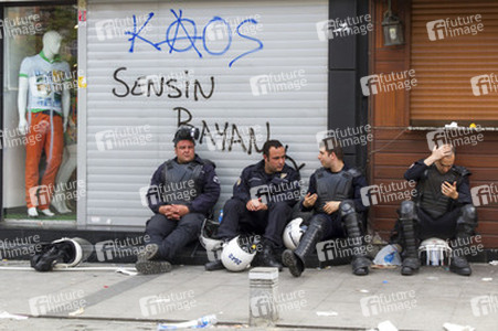 Maidemonstration in Istanbul