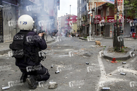 Maidemonstration in Istanbul