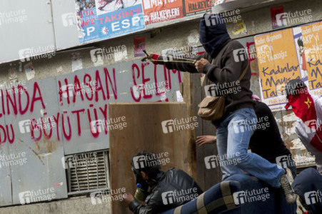 Maidemonstration in Istanbul