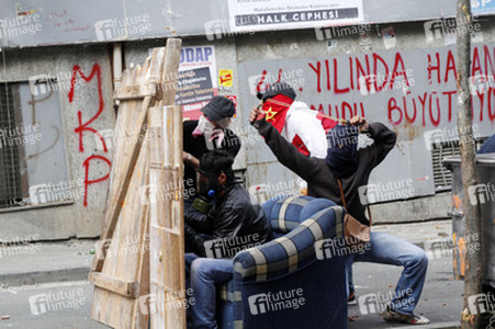 Maidemonstration in Istanbul