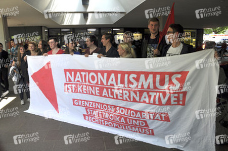 AfD Wahlkampfveranstaltung, Neu-Isenburg