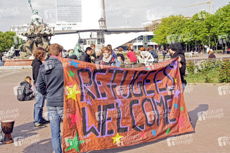Refugees Solidaritätskundgebung, Bewrlin