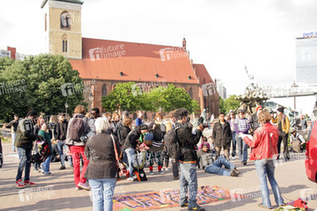 Refugees Solidaritätskundgebung, Bewrlin